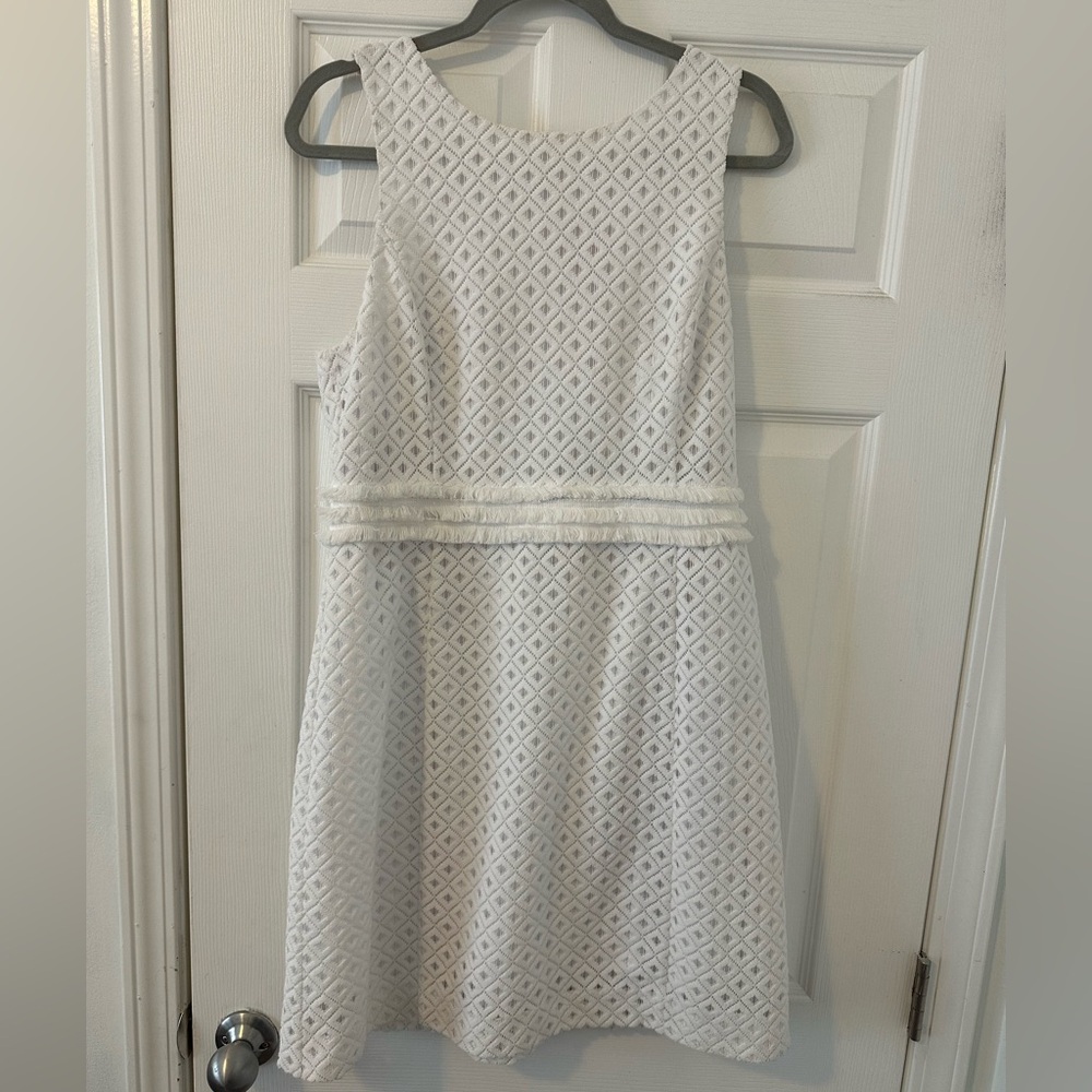 White Lilly Pulitzer dress.